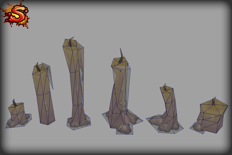 spooky cemetery bundle candles wireframe unity 3d sauce